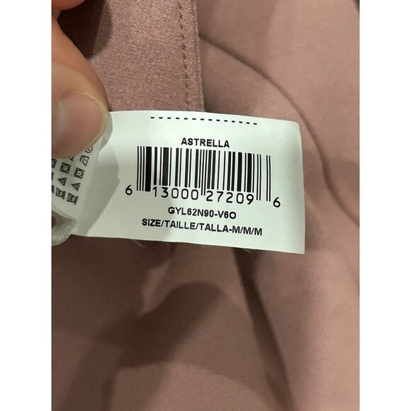 BCBG MaxAzria Astrella Dusty Pink Sleeveless Asymmetrical Hem Slip Dress Sz M - Picture 7 of 8